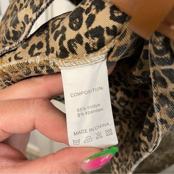 Leopard Print Matching Vest + Boot Cut Pants Set Western - Picture 5 of 16